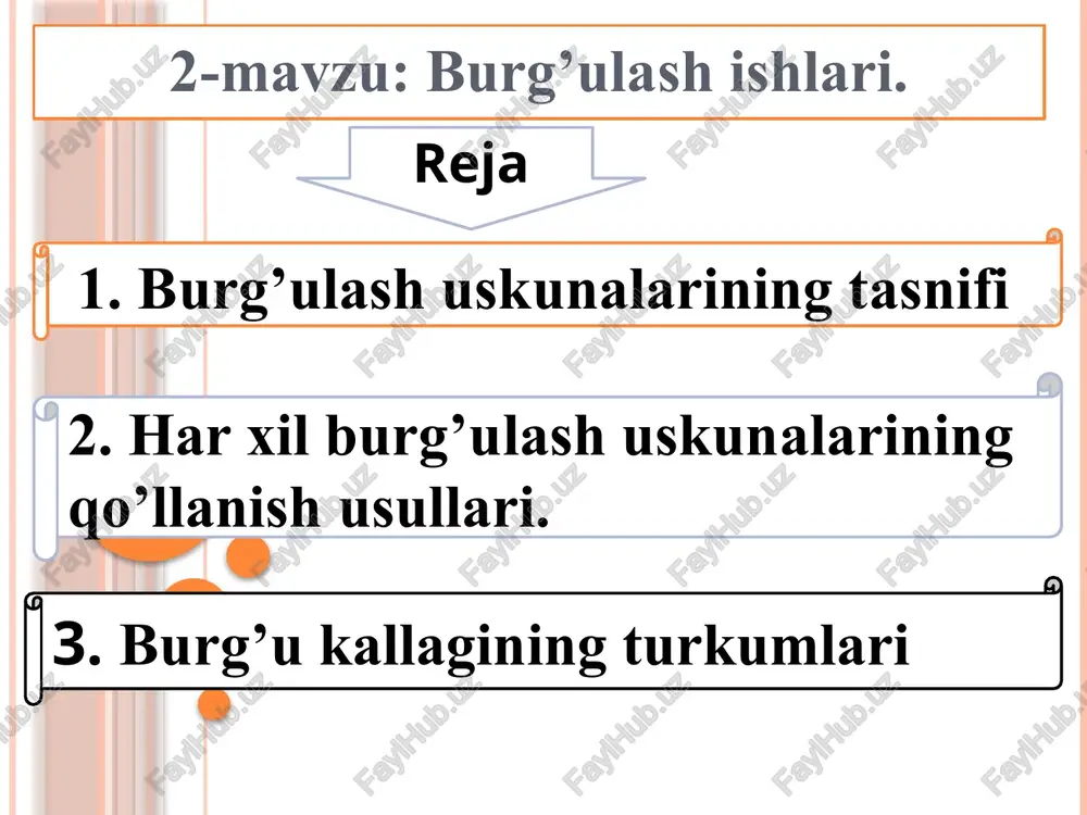 burg’ulashishlari — PPTX