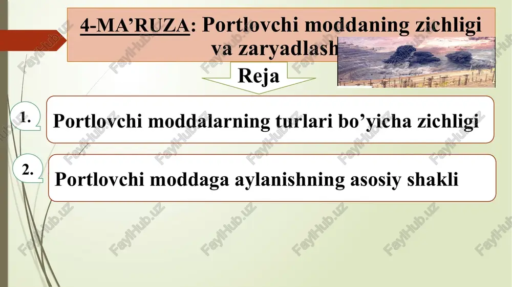 portlovchimoddaningzichligivazaryadlash — PPTX