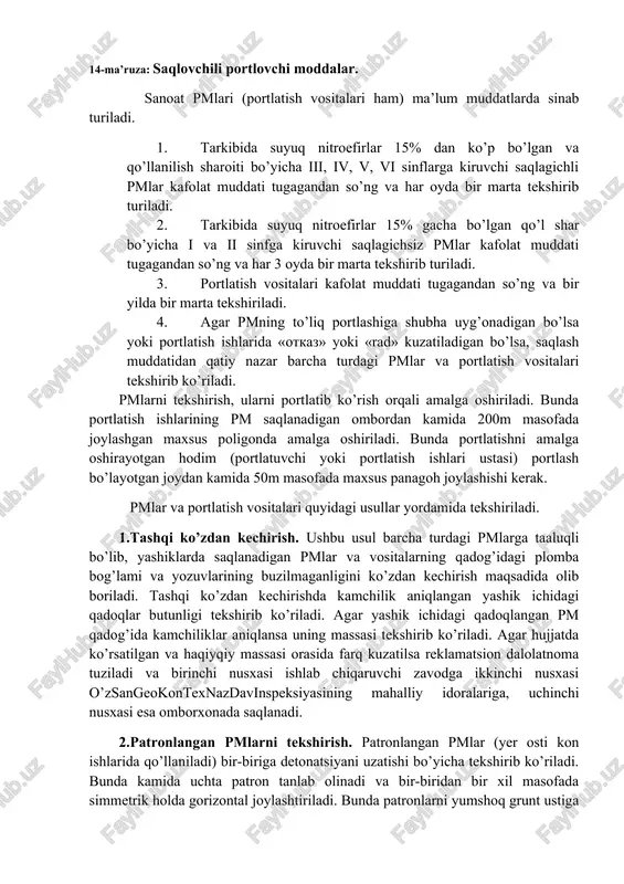 saqlovchili portlovchi moddalar — DOCX