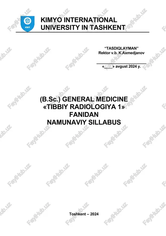tibbiy radiologiya 1 — DOCX
