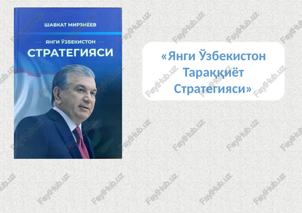 "yangio'zbekistontaraqqiyotstrategiyasi" — PPTX