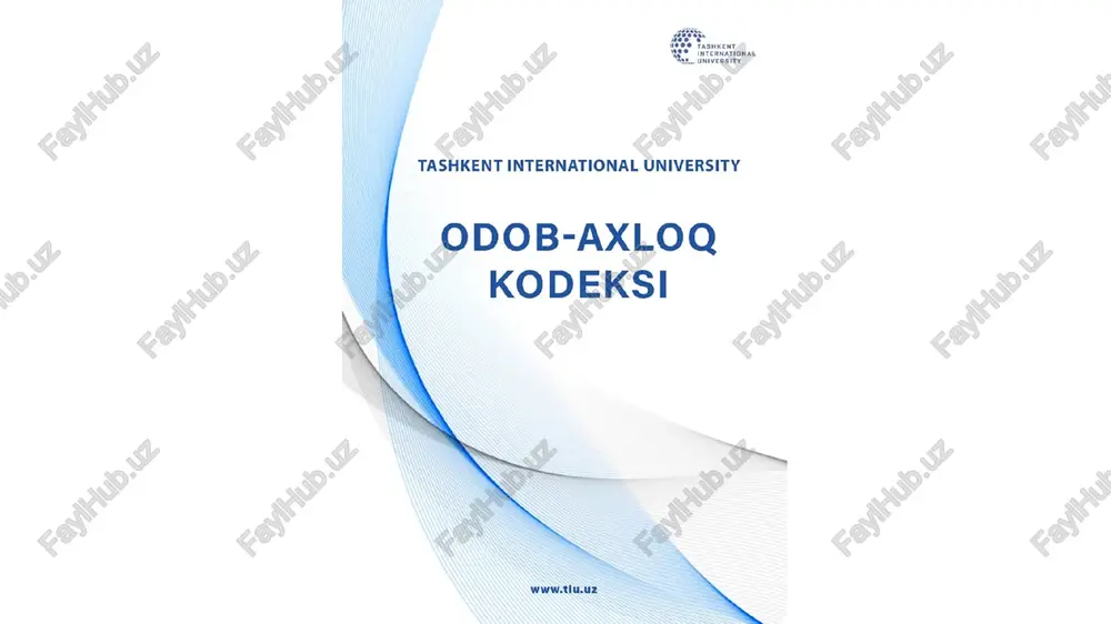 odob-axloq kodeksi — PPTX
