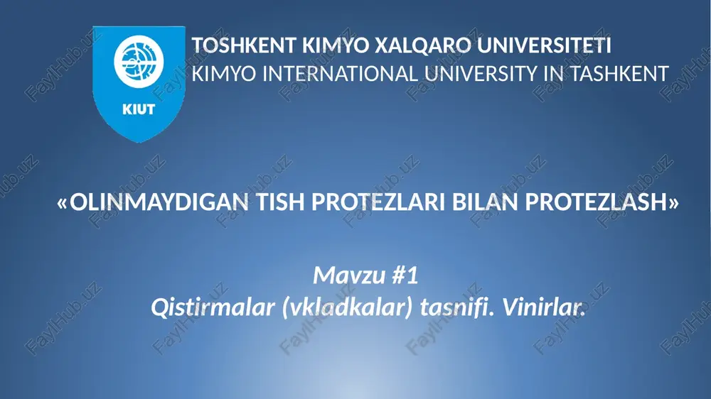 qistirmalar(vkladkalar)tasnifi.vinirlar. — PPTX