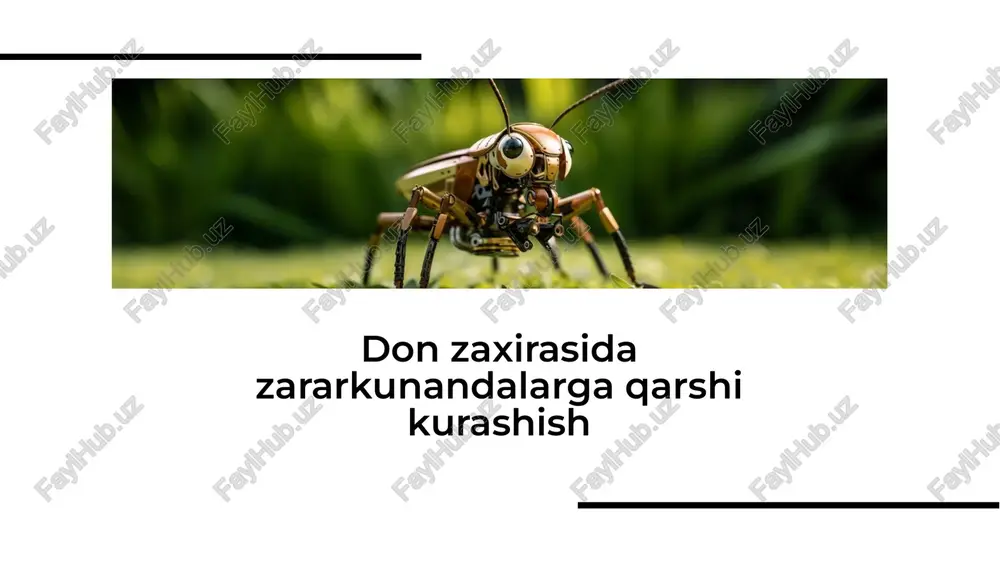 don zaxirasida zararkunandalarga qarshi kurashish — PDF
