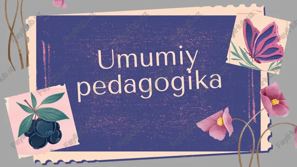 pedagog kasbiy kompetentligi — PPTX