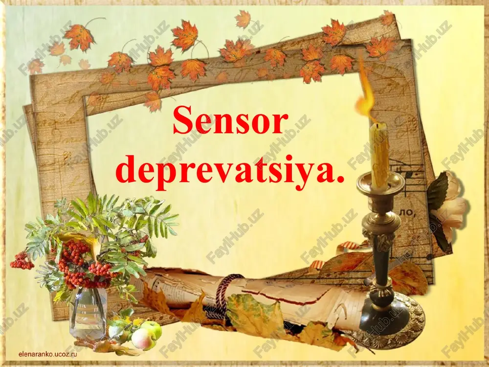 sensordeprevatsiya — PPTX