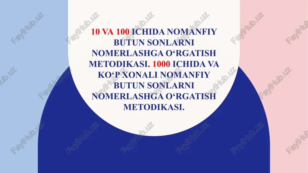 matematika o'qitish metodikasi — PPTX