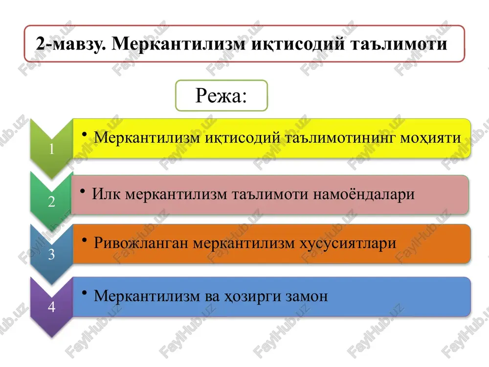 merkantilizm — PPTX