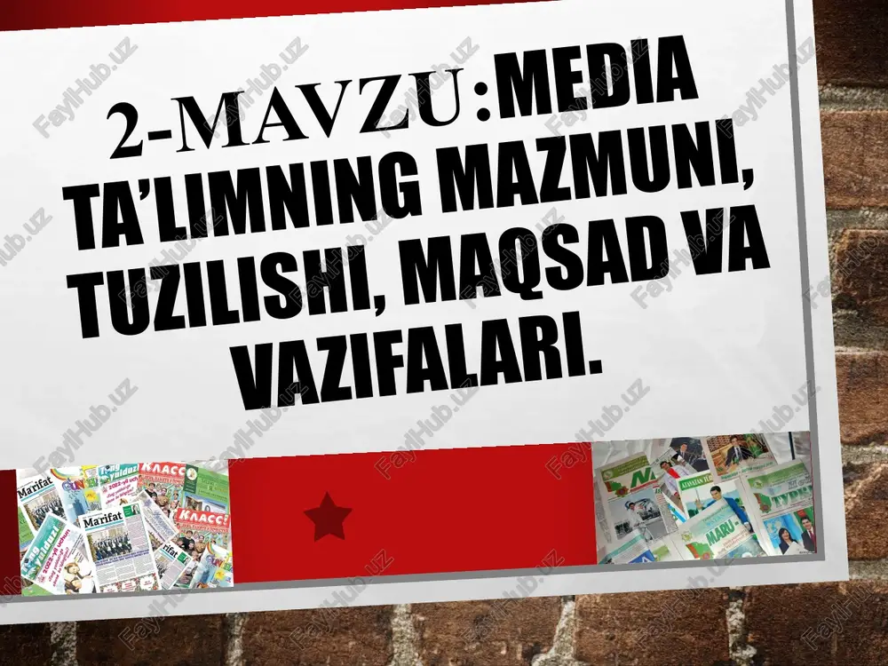 media ta’lim — PPTX