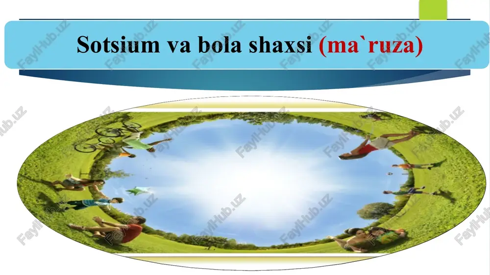 tarbiya-sotsiumtushunchasi — PPTX