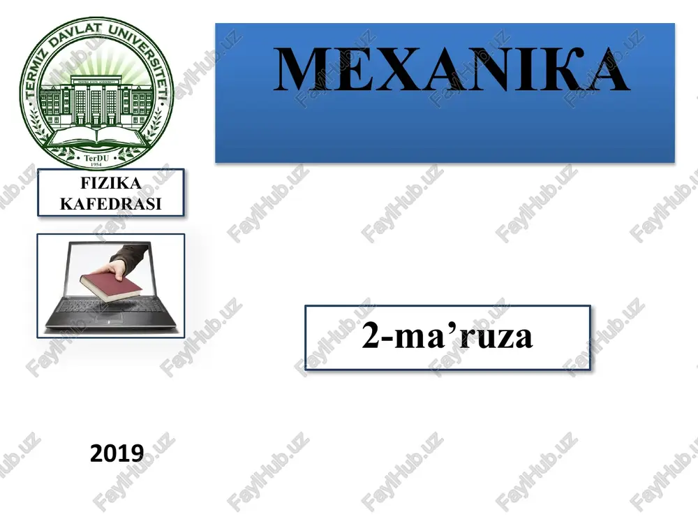 mexanika — PPTX