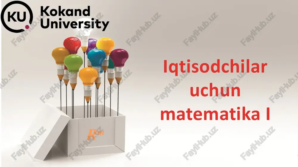matematik mantiq elementlari va formulalari — PPTX