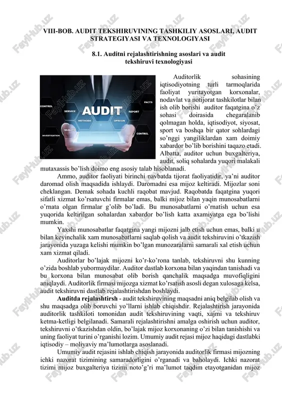 audit tekshiruvi — DOCX