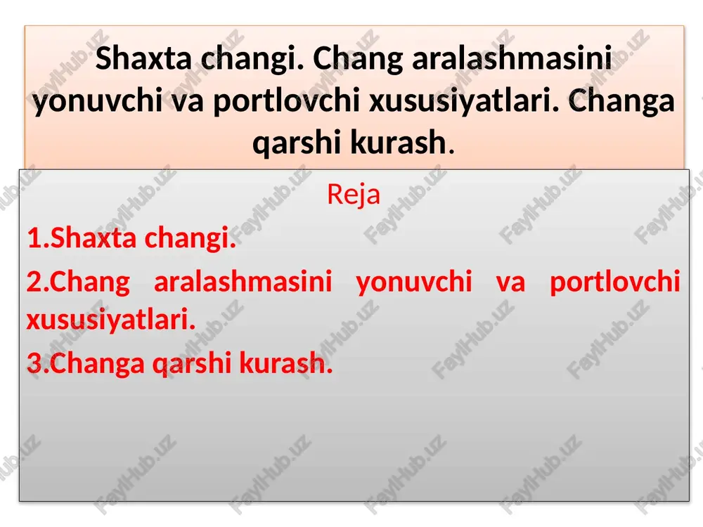 shaxtachangi — PPTX