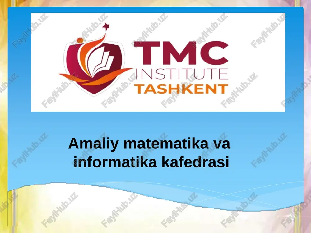 10-mavzu.qo‘shishqonunlari — PPTX