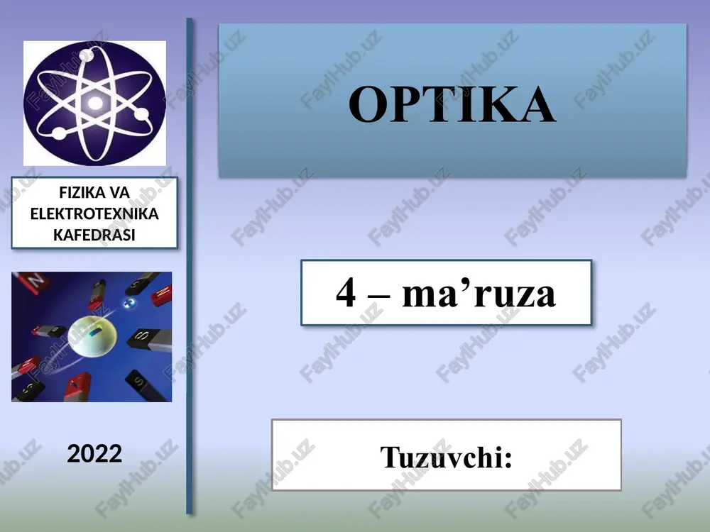 optika — PPTX
