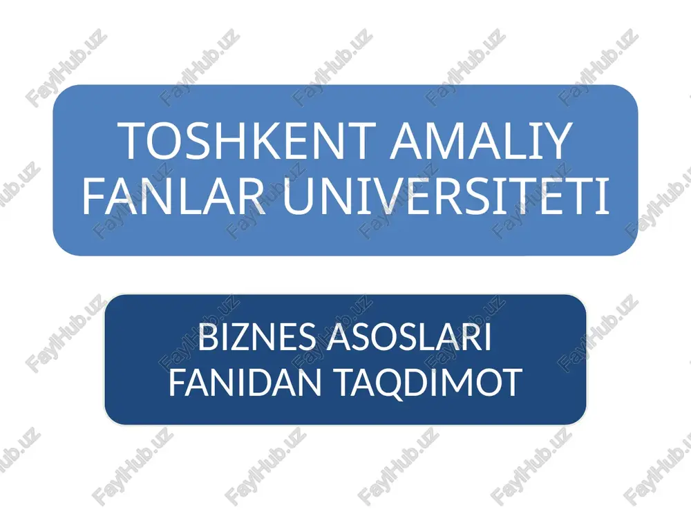 oilaviybiznes — PPTX