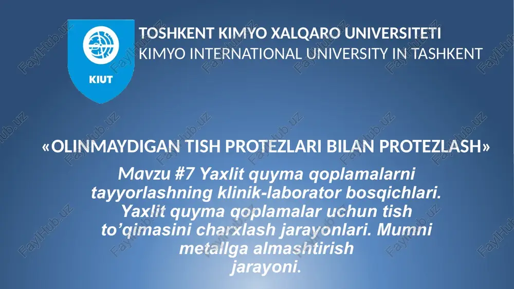 yaxlitquymaqoplamalar — PPTX