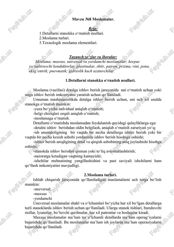 moslamalar — DOCX
