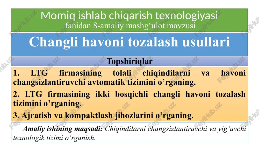 momiqishlabchiqarishtexnologiyasi — PPTX