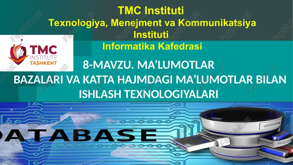 hisoblash texnikasi — PPT