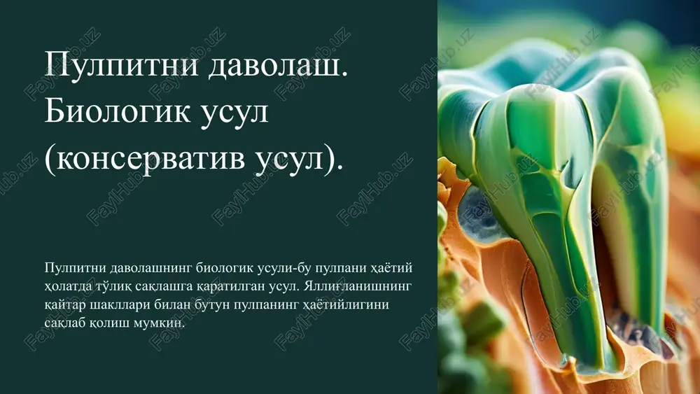 pulpitnidavolash.biologikusul(konservativusul) — PPTX
