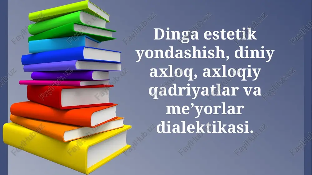 dinga estetik yondashish — PPTX