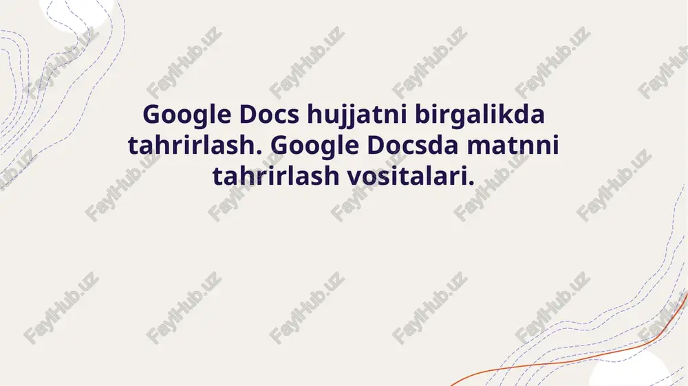 google docs — PPTX