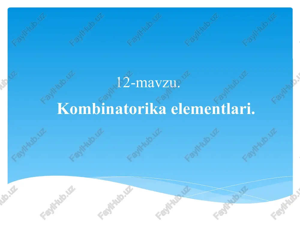 boshlang’ich matematika nazariyasi - microsoft word — PPTX