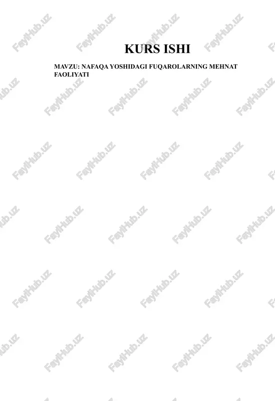 kurs ishi — DOCX