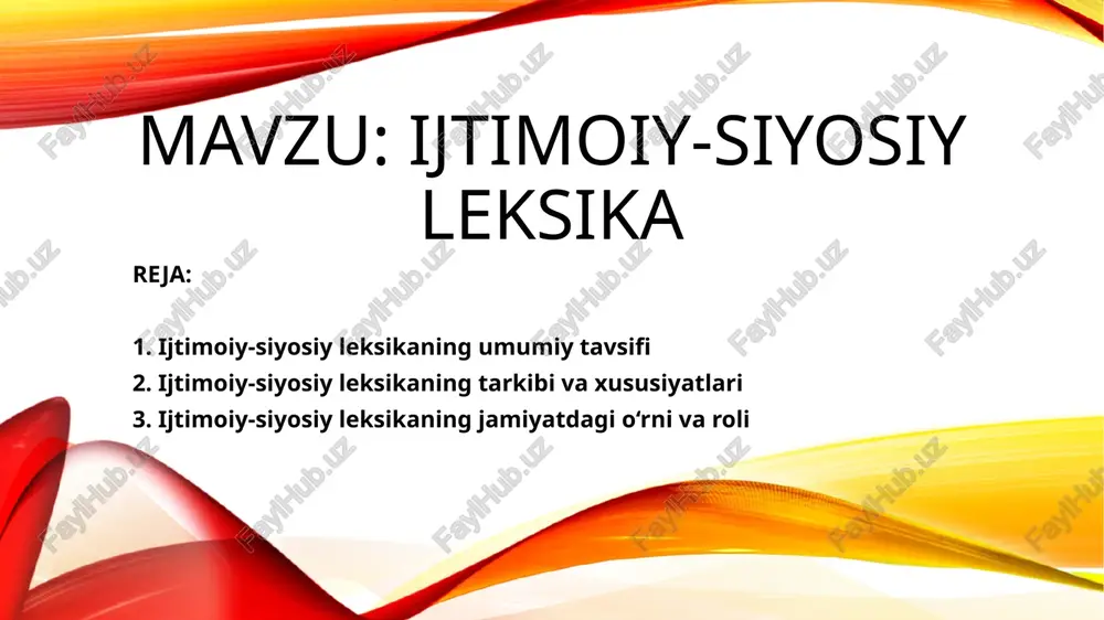 ijtimoiy-siyosiyleksika — PPTX