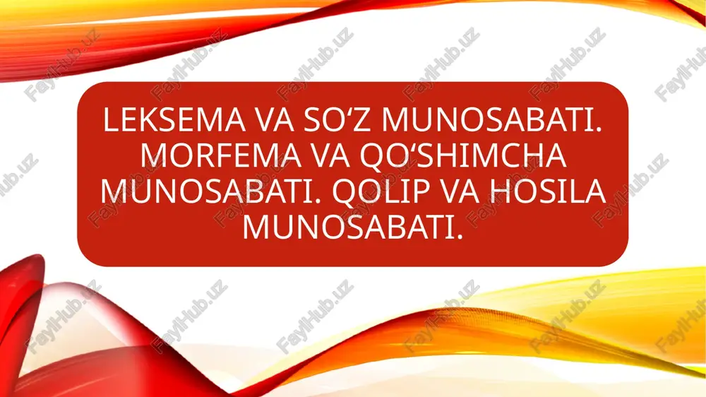 tilning uslubiy xususiyatlari — PPTX