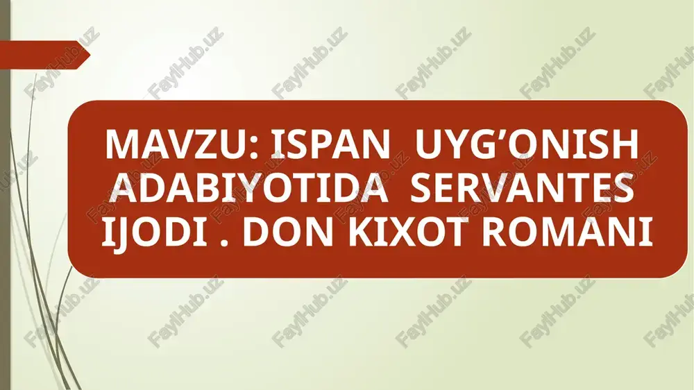 don kixot — PPTX