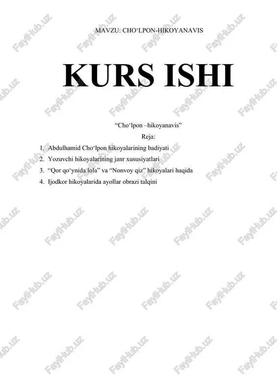 cho‘lpon-hikoyanavis — DOCX