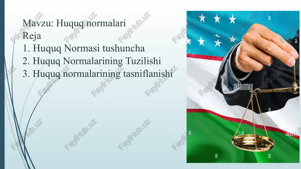 huquq normalari — PPTX