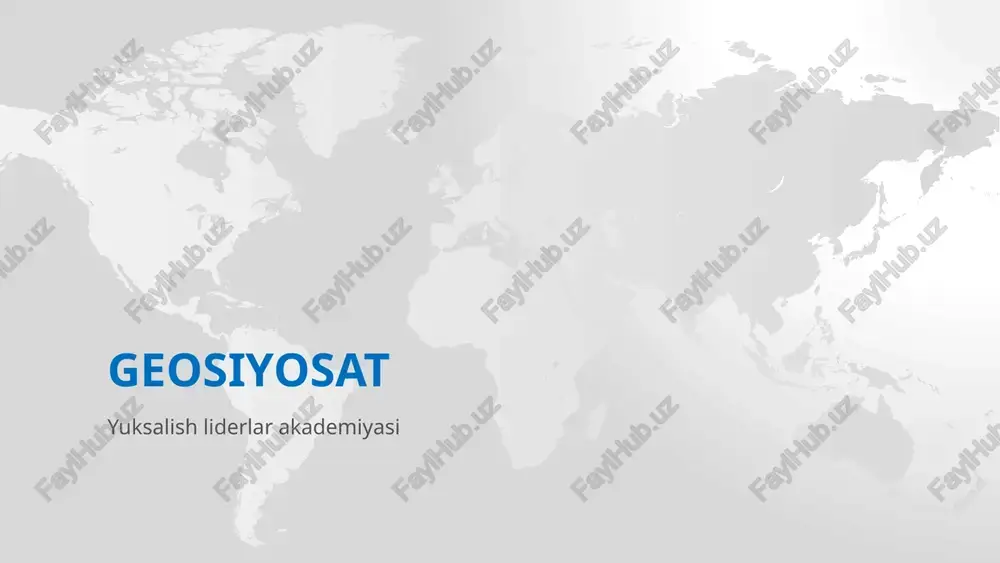 geografiya — PPTX