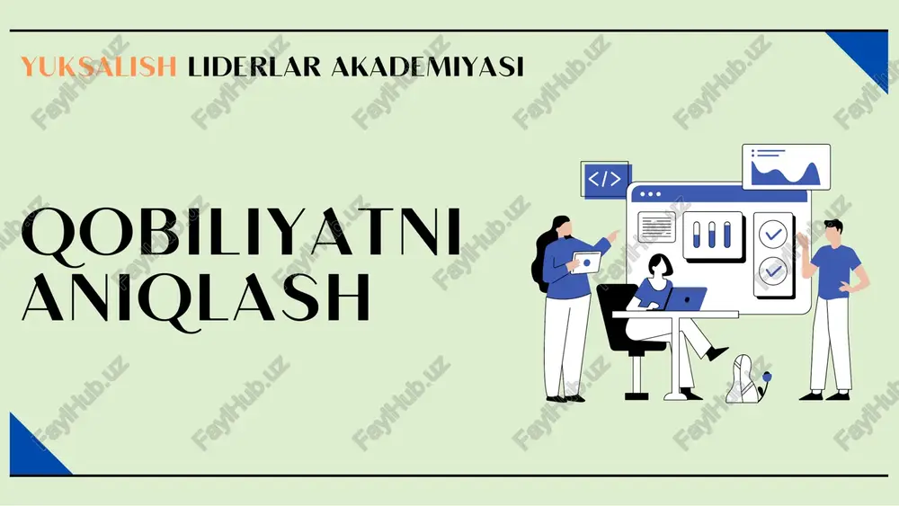 qobiliyatni yaxshilash usullari — PDF