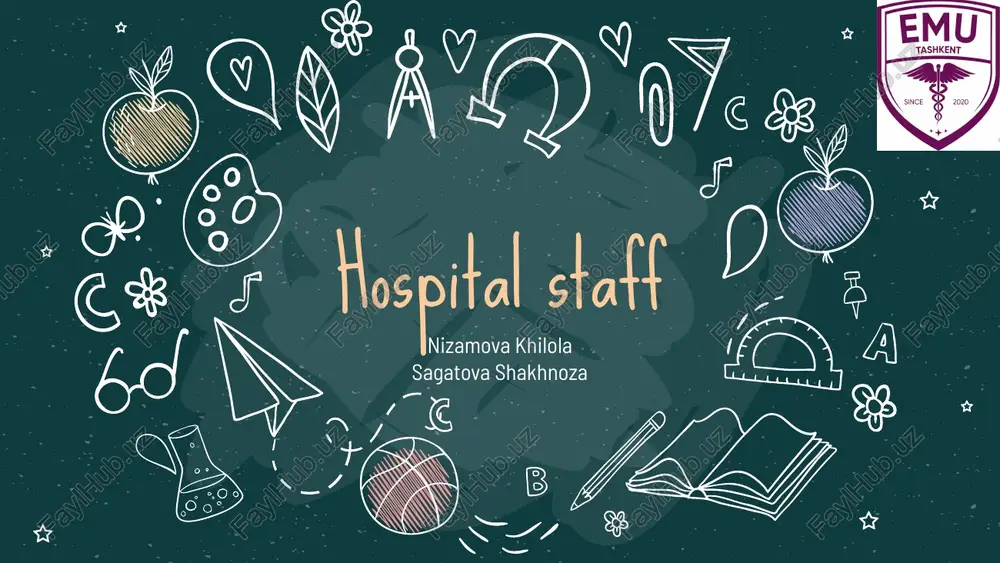 hospital staff — PPTX