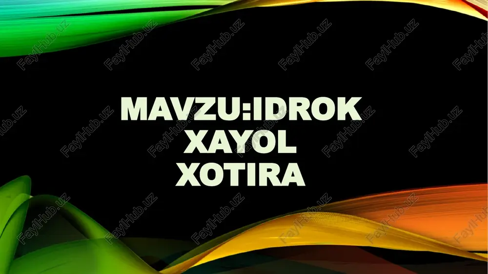 idrokxayolxotira — PPTX