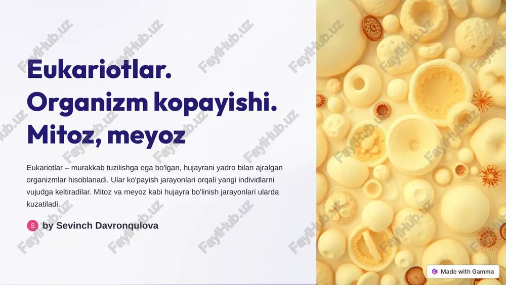 eukariotlar — PDF