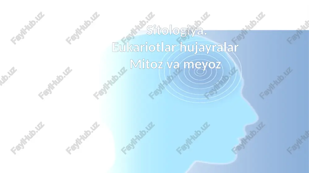 eukariotlar — PPTX