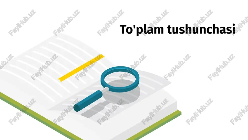 to'plam tushunchasi — PPTX