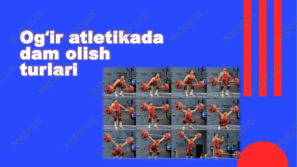ogʻiratletikadadamolishturlari — PPTX