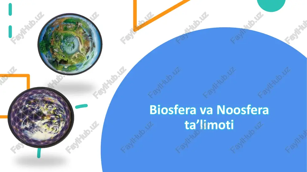 biosfera va noosfera ta’limoti — PDF