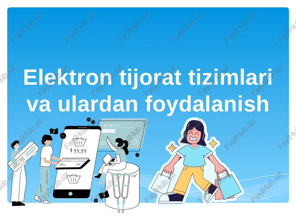 elektron tijorat tizimlari — PDF