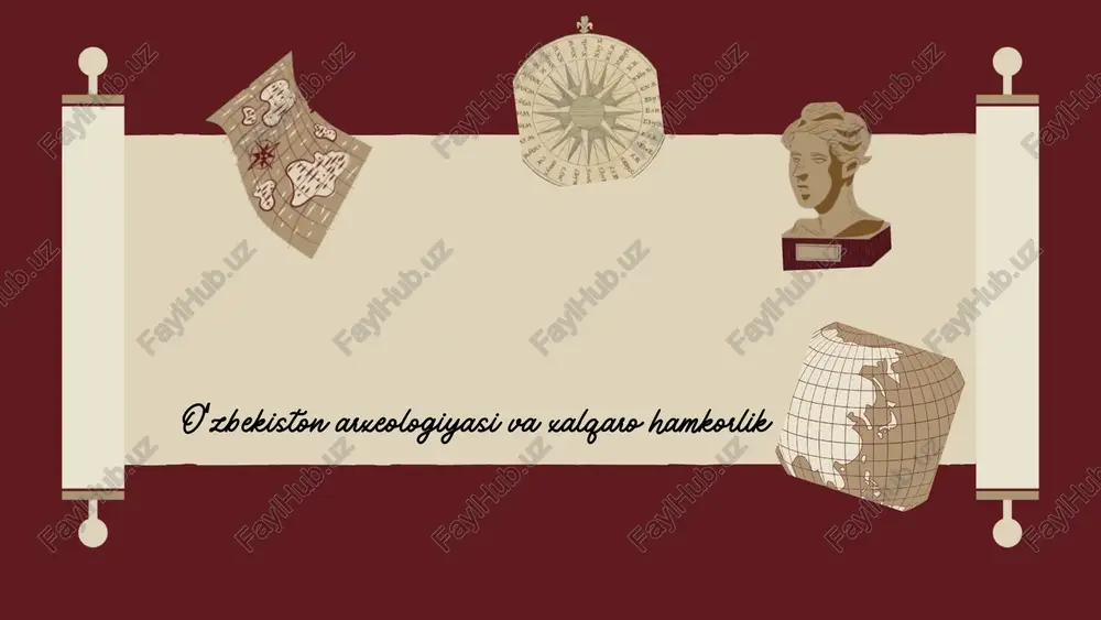 xorazm arxeologik- etnografik kompleks ekspeditsiyasi — PPTX