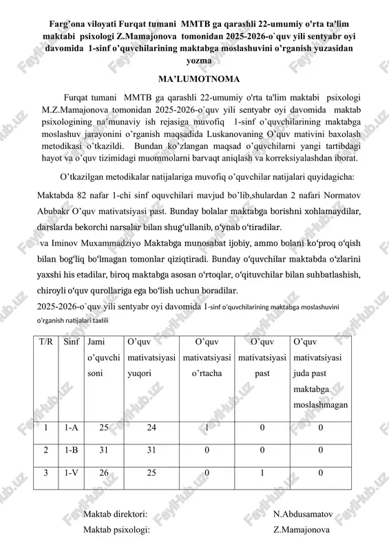 luskanovaning o’quv mativini baxolash metodikasi — DOC