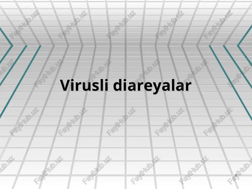 virusli diareyalar — PPT