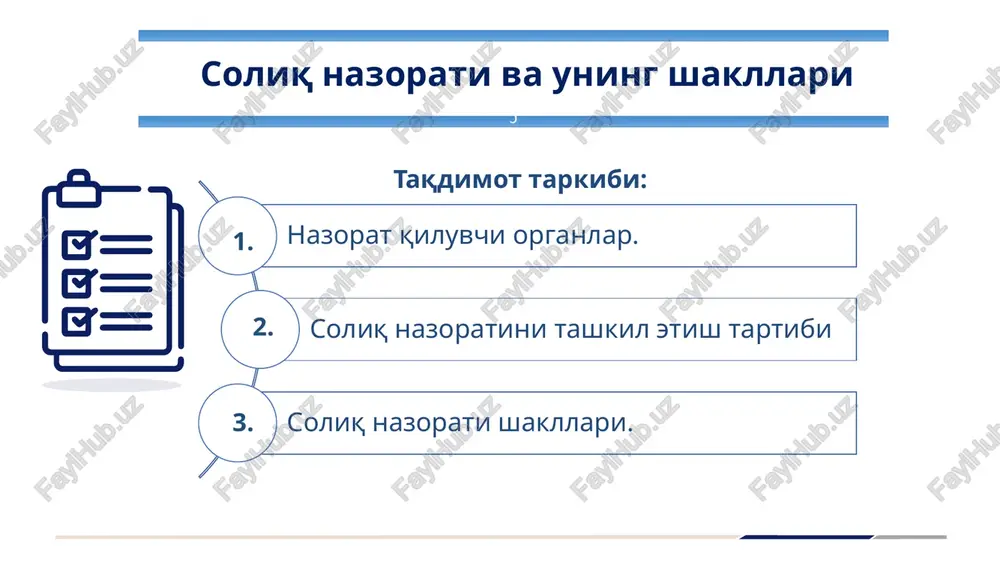soliqnazorativauningshakllari — PPTX