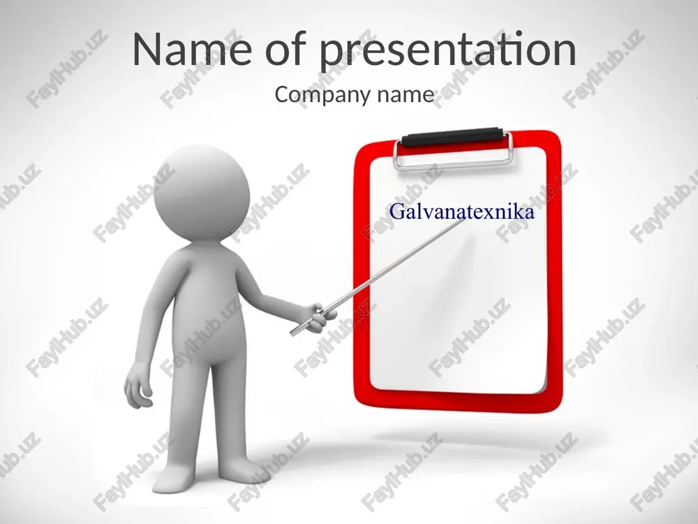 galvanatexnika — PPTX